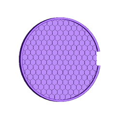 preview.png BIG cup coaster / cover with honeycomb pattern