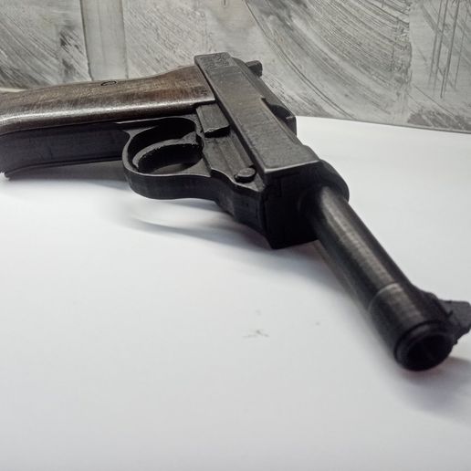 模型製作用品 WALTHERP38 🔫 Walther P38 Pistol (Replica/Prop/Toy)・ STL File for 3D