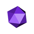 Icosahedron_Platonic_solids_ornament.stl Archivo STL gratis Sólidos platónicos (adornos de Navidad)・Objeto imprimible en 3D para descargar