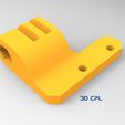 Adaptador GoPro (OpenRC)_.jpg Archivo STL gratis Soporte GoPro para OpenRC / GoPro mount for OpenRC・Diseño imprimible en 3D para descargar