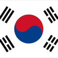 South-Korea.png Flags of Somalia, South Africa, South Korea, South Sudan, and Suriname