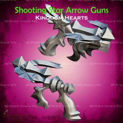 1.jpg Shooting Star Arrow guns From Kingdom Hearts - Fan Art 3D print model