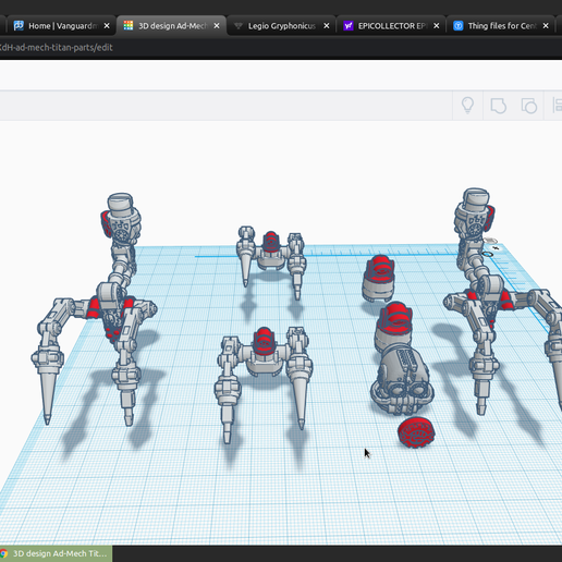 Ad Mech Titan - 3D model önizlemesi