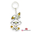 scorbunny.png Pokemon keychains