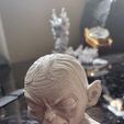 Golum bust, from Lord Of The Rings, matthewwanderson