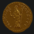 Screenshot-2023-12-14-232342.png Golden Aureus Coin of Roman Emperor Marcus Aurelius 3D