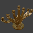 Screenshot-2026-04-08-160030.png Art Deco Menorah Candelabra – Geometric Statement Decor