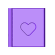 Stamp_HeartFill_B.stl Carimbo de papel com relevo