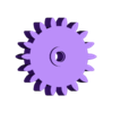 gear20.stl 3D Printed Galileo Escapement Clock with Hands