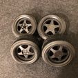 2N1z6rN0s64.jpg STL file OZ Futura 18inch wheels 3d model with Advan tires for diecast and scale models・3D printer model to download, Dirty_customs