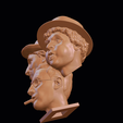 Marx-Brothers-2-pieces.png 3D file The Marx Brothers - 3D model・3D printer model to download