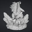 Screenshot_10.png Tyranitar Pokemon Armor Rock Dark Statue 3D Model OBJ RAR
