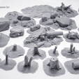 3D_scanned_enviornment_set.png 3D file 3D Scanned Trees and 3D Printable Wargaming Scatter Terrain Late Pledge- 3D Scanned Environment Set・3D printable model to download