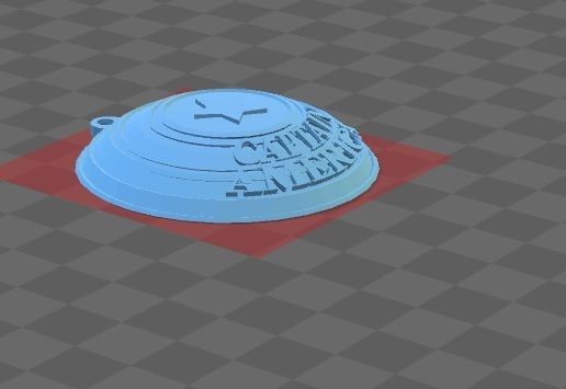 captain america - 3D model önizlemesi