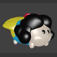 bl neige tsum color.jpg STL file snow white・Model to download and 3D print