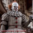 Pennywise-10-2k-copie.jpg It - Pennywise fan art - One part and multipart versions HIGH QUALITY by Tales From The Print