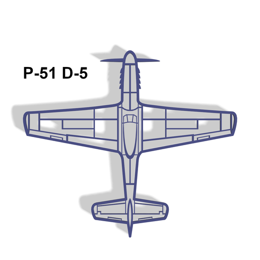 P-51 D-5 Wall Art 3D model