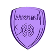 Arsenal.stl Arsenal FC cookie cutter