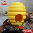 z.jpg Print In Place Cute Flexi Bee & Beehive