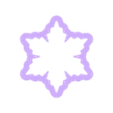 snowflake cults3 3.5cm x  4.0.stl Snowflake cutter set - ten sizes