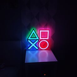 3D file Playstation lamp 🎮・3D printable model to download・Cults