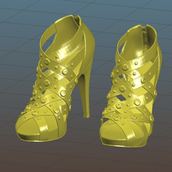 Screenshot_2020-10-20_22-17-43.png Archivo STL gratis Sexy Heels - Zapatos de mujer - Tacones altos - Remix・Objeto de impresión 3D para descargar
