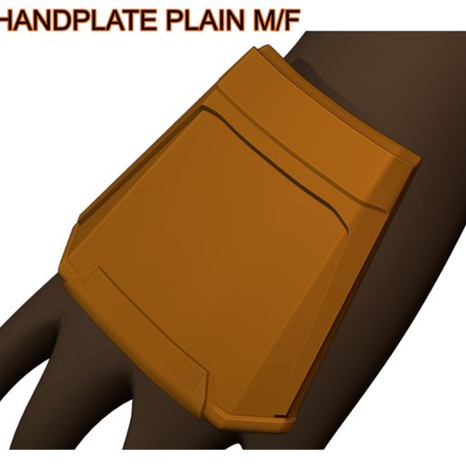 Female Hand Armor [CMF Plain] 3D model