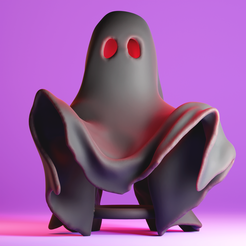 ghost01.png Archivo STL Marioneta de dedo - Fantasma Modelo de impresión 3D・Objeto imprimible en 3D para descargar