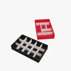 preview1.png Sorting box 203 x 124 x 34 for 3D Print model