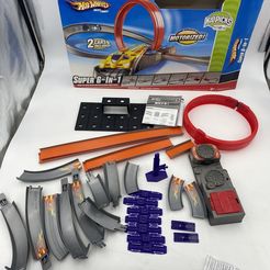 SHOP WHeers BEAT yary HOT WHEELS TRACK PIECE LINK #2 (SUPER 6 IN 1)