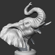10.png Elephant Head AM05 3D print model