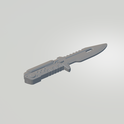 Archivo STL Cuchillo Militar 🔧・Modelo imprimible en 3D para descargar・Cults