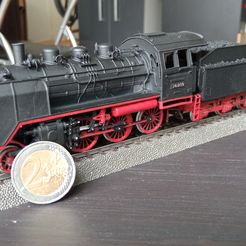 IMG_20210623_153126.jpg Archivo OBJ Máquina de vapor - Locomotora - DRG Clase 24 - DR BR 24 - DR-Baureihe 24 - Modelo súper detallado・Diseño para descargar y imprimir en 3D