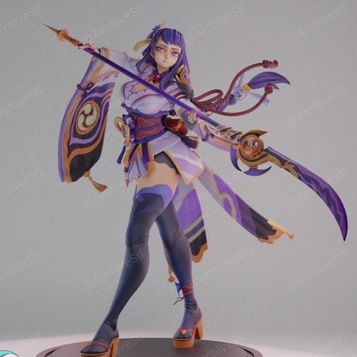 raiden shogun 3D model