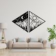 DEWQRWR.jpg WALL DECORATION SUN AND MOON FOREST DAY AND NIGHT DECO