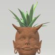 hannya-pot-2.jpg vase pot mask woman oni tribal hannya meme for ender 3