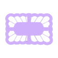 Spiral  rectangle-cults3d.stl Thumbprint cookie cutter (Rectangle)