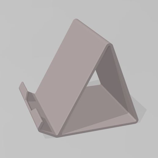 simple smartphone stand 3D model