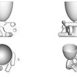 Vaso_107_Blanco_2.jpg Бесплатный STL файл JARRÓN MACETA ROBERT 107 Guitar - VASE FLOWERPOT ROBERT 107 Guitar・Объект для скачивания и 3D печати