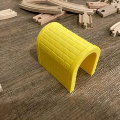 2022-01-15_18.17.31.jpg Free STL file Small Train Tunnel Wood Track or HO・3D printer model to download