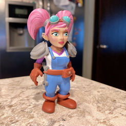 gnome-painted.png Free STL file Warcraft Gnome・3D print model to download