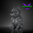 American-Pit-Bull-Terrier-1.png Гибкий щенок: Американский питбультерьер 3D STL модель