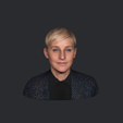 model.png Ellen Degeneres-bust/head/face ready for 3d printing