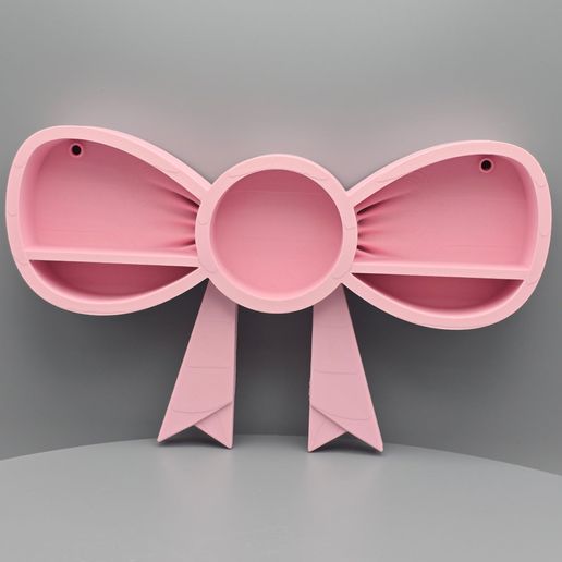 🎀 Fancy Bow Shelf – STL File