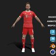 q1.jpg 3D Rigged Joshua Kimmich Bayern Munich 2023