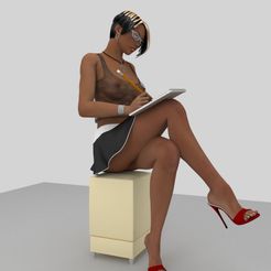 1.jpg STL-Datei girl・3D-druckbares Modell zum Herunterladen