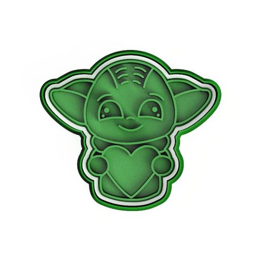 Baby Yoda cookie cutter / Baby Yoda Cookie Cutter 3D model