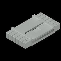 cartsnes2.jpg STL file snes cartridge keychain・3D printing design to download
