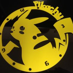 Pokemon Pikachu-Uhr
