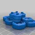 Pile_of_Tires_with_Sign_pegs_2_v1.0.png Gaslands - Junk Pile Gate Markers